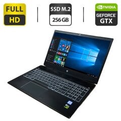 Ігровий ноутбук Б-клас HP Pavilion Gaming 15-cx0812no / 15.6" (1920x1080) IPS / Intel Core i5-8300H (4 (8) ядра по 2.3 - 4.0 GHz) / 16 GB DDR4 / 256 GB SSD M.2 / nVidia GeForce GTX 1050 Ti, 4 GB GDDR5, 128-bit / WebCam / HDMI
