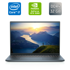Ігровий ноутбук Dell Inspiron 16 7610 / 16" (3072x1920) IPS / Intel Core i7-11800H (8 (16) ядер по 2.3 - 4.6 GHz) / 32 GB DDR4 / 1000 GB SSD / nVidia GeForce RTX 3060, 6 GB GDDR6, 192-bit / WebCam / Windows 11