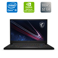 Игровой ноутбук MSI Stealth GS66 12UGS / 15.6" (2560x1440) IPS / Intel Core i9-12900H (14 (20) ядер по 3.8 - 5.0 GHz) / 32 GB DDR5 / 1000 GB SSD / nVidia GeForce RTX 3070 Ti, 8 GB GDDR6X, 256-bit / WebCam / Windows 11