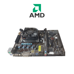 Комплект: Материнська плата ASRock FM2A75M-DGS / AMD A4-4000 (2 ядра по 3.0 - 3.2 GHz) / FM2 / AMD Radeon HD 7480D + Кулер