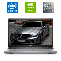 Мобільна робоча станція Dell Precision 3561 / 15.6" (1920x1080) IPS / Intel Core i5-11500H (6 (12) ядер по 2.4 - 4.6 GHz) / 32 GB DDR4 / 512 GB SSD / nVidia T600, 4 GB GDDR6, 128-bit / WebCam / Windows 11