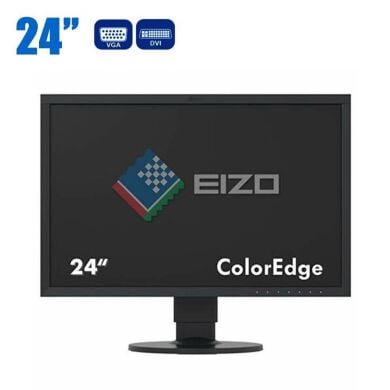 Монітор EIZO FlexScan S2402W / 24" (1920x1200) TN / DVI, VGA, Audio / вбудовані колонки 2х 1W