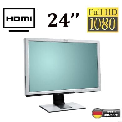 Монитор FUJITSU ScenicView P24W-5 / 24'' / IPS / 1920x1080 / DVI-D (HDCP), HDMI, VGA (D-Sub), USB