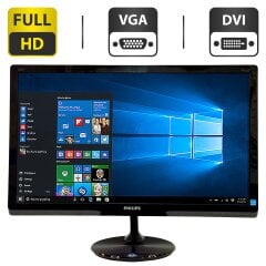 Монітор Philips 237E4QSD / 23" (1920x1080) IPS / VGA, DVI