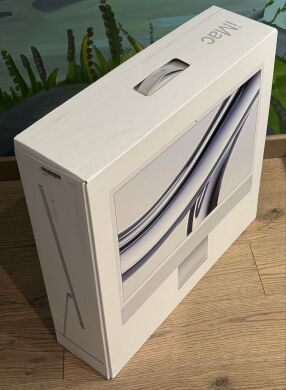 Моноблок Apple iMac M1 / 24" (4480x2520) IPS / Apple M1 (8 ядер по 3.2 GHz) / 16 GB DDR4 / 256 GB SSD / Apple M1 Graphics / WebCam / Silver / Клавіатура + мишка