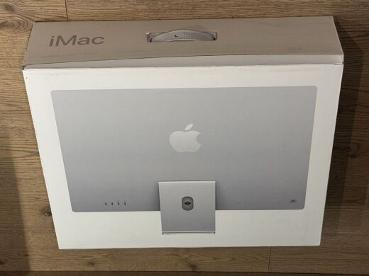 Моноблок Apple iMac M1 / 24" (4480x2520) IPS / Apple M1 (8 ядер по 3.2 GHz) / 16 GB DDR4 / 256 GB SSD / Apple M1 Graphics / WebCam / Silver / Клавіатура + мишка