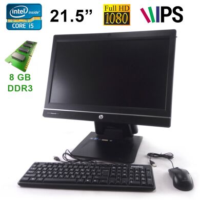 Моноблок HP ProOne 600 G1 / 21.5" IPS (1920x1080) / Intel® Core™ i5-4570S (4 ядра по 2.9 - 3.6 GHz) / 8GB RAM DDR3/ 500GB HDD / USB 3.0