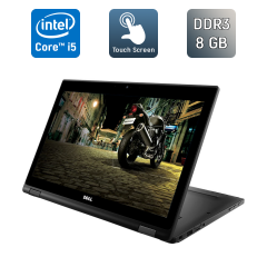 Нетбук-трансформер Dell Latitude 5289 / 12.5" (1920x1080) IPS Touch / Intel Core i5-7300U (2 (4) ядра по 2.6 - 3.5 GHz) / 8 GB DDR3 / 256 GB SSD / Intel HD Graphics 620 / WebCam / TouchID / Windows 10