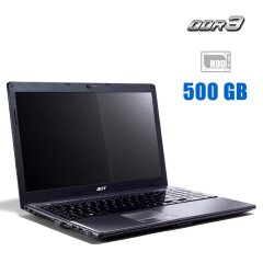 Ноутбук Acer Aspire 5810T / 15.6" (1366x768) TN / Intel Core 2 Solo ULV SU3500 (1 ядро по 1.4 GHz) / 4 GB DDR3 / 500 GB HDD / Intel GMA 4500MHD Graphics / WebCam / DVD-ROM