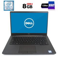 Ноутбук Б-клас Dell Latitude 7300 / 13.3" (1366x768) TN / Intel Core i7-8665U (4 (8) ядра по 1.9 - 4.8 GHz) / 8 GB DDR4 / 128 GB SSD / Intel UHD Graphics 620 / HDMI / Windows 10 ліцензія