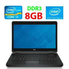Ноутбук Dell Latitude E5440 / 14" (1366x768) TN / Intel Core i3-4030U (2 (4) ядра по 1.9 GHz) / 8 GB DDR3 / 128 GB SSD / Intel HD Graphics 4400 / WebCam