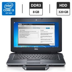 Ноутбук Dell Latitude E6430 ATG / 14" (1366x768) TN Touch / Intel Core i5-3340M (2 (4) ядра по 2.7 - 3.4 GHz) / 8 GB DDR3 / 320 GB HDD / Intel HD Graphics 4000 / WebCam / DVD-ROM