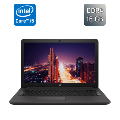 Ноутбук HP 250 G7 / 15.6" (1920x1080) IPS / Intel Core i5-1035G1 (4 (8) ядра по 1.0 - 3.6 GHz) / 16 GB DDR4 / 256 GB SSD / Intel UHD Graphics / HDMI / WebCam