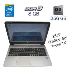 Ноутбук HP Envy m6-k015dx / 15.6" (1366x768) Touch TN / Intel Core i5-4200U (2 (4) ядра по 1.6 - 2.6 GHz) / 8 GB DDR3 / 256 GB SSD / NO WebCam / NO Bluetooth