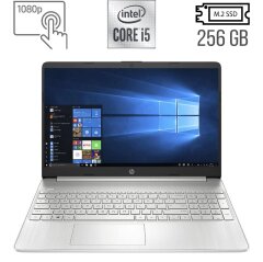 Ноутбук HP Laptop 15-dy2056ms / 15.6" (1920x1080) IPS Touch / Intel Core i5-1035G1 (4 (8) ядра по 1.0 - 3.6 GHz) / 8 GB DDR4 / 256 GB SSD M.2 / Intel UHD Graphics / WebCam / USB 3.1 / HDMI