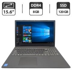 Ноутбук Lenovo V130-15IGM / 15.6" (1366x768) TN / Intel Celeron N4000 (2 ядра по 1.1 - 2.6 GHz) / 8 GB DDR4 / 120 GB SSD / Intel UHD Graphics 600 / WebCam / DVD-ROM