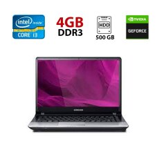 Ноутбук Samsung 300E4A / 15.6" (1366x768) TN / Intel Core i3-2350M (2 (4) ядра по 2.3 GHz) / 4 GB DDR3 / 500 GB HDD / nVidia GeForce GT 310M, 1 GB DDR3, 128-bit / WebCam