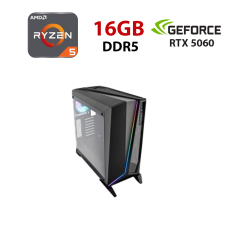 Новый игровой ПК STALKER Corsair Carbide Spec-Omega Tower / AMD Ryzen 5 8400F (6 (12) ядер по 4.2 - 4.7 GHz) / 16 GB DDR5 / 960 GB SSD / nVidia GeForce RTX 5060, 8 GB GDDR7, 128-bit