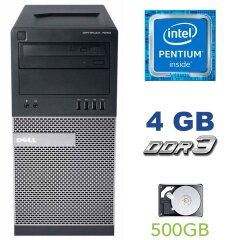 Системний блок Dell Optiplex 7010 Tower / Intel Pentium G2030 (2 ядра по 3.0 GHz) / 4 GB DDR3 / 500 GB HDD