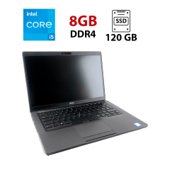 Ультрабук Dell Latitude 5400 / 14" (1366x768) TN / Intel Core i5-8365U (4 (8) ядра по 1.6 - 4.1 GHz) / 8 GB DDR4 / 120 GB SSD / Intel UHD Graphics for 8th Generation / WebCam