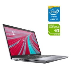 Ультрабук Dell Latitude 5521 / 15.6" (1920x1080) IPS / Intel Core i7-11850H (8 (16) ядер по 2.5 - 4.8 GHz) / 16 GB DDR4 / 240 GB SSD / nVidia GeForce MX450, 2 GB GDDR6, 64-bit / WebCam