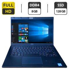 Ультрабук Dell Latitude 7390 / 13.3" (1920x1080) IPS / Intel Core i5-8350U (4 (8) ядра по 1.7 - 3.6 GHz) / 8 GB DDR4 / 128 GB SSD / Intel UHD Graphics 620 / WebCam