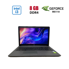 Ультрабук HP 250 G7 / 15.6" (1920x1080) TN / Intel Core i3-7020U (2 (4) ядра по 2.3 GHz) / 8 GB DDR4 / 256 GB SSD / nVidia GeForce MX110, 2 GB GDDR5, 64-bit / WebCam
