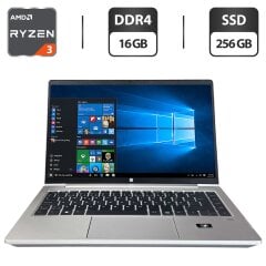 Ультрабук HP ProBook 445 G9 / 14" (1920x1080) IPS / AMD Ryzen 3 5425U (4 (8) ядра по 2.7 - 4.1 GHz) / 16 GB DDR4 / 256 GB SSD / AMD Radeon Vega 6 Graphics / WebCam