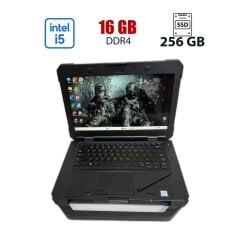 Защищенный ноутбук Dell Latitude 5420 Rugged / 14" (1920x1080) IPS Touch / Intel Core i5-8350U (4 (8) ядра по 1.7 - 3.6 GHz) / 16 GB DDR4 / 256 GB SSD / Intel UHD Graphics / WebCam