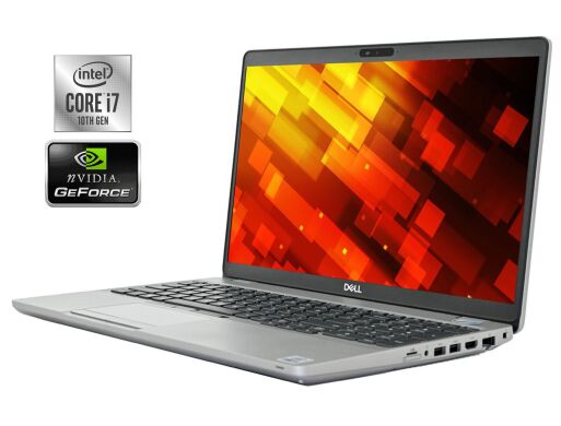 Ігровий ноутбук Dell Latitude 5511 / 15.6" (1366x768) TN / Intel Core i7-10750H (6 (12) ядер по 2.6 - 5.0 GHz) / 16 GB DDR4 / 512 GB SSD / nVidia GeForce MX250, 2 GB GDDR5, 64-bit / WebCam