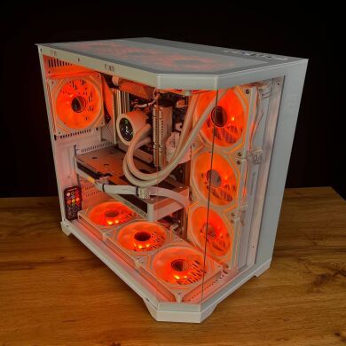 Сборка под заказ: новый игровой ПК GameMax Hype-M White Tower / AMD Ryzen 5 7500F (6 (12) ядер по 3.7 - 5.0 GHz) / 32 GB DDR5 / 1000 GB SSD M.2 / nVidia GeForce RTX 5060 Ti, 16 GB GDDR7, 128-bit / 750W