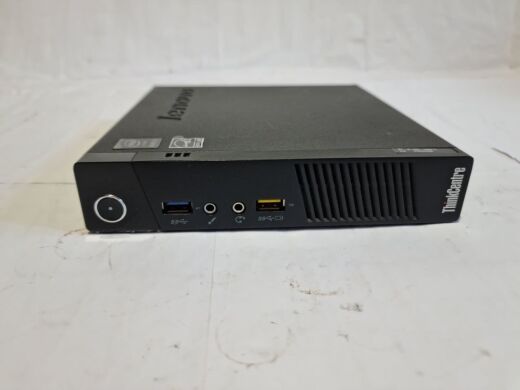 Неттоп Lenovo ThinkCentre M83 Tiny USFF / Intel Core i5-4570T (2 (4) ядра по 2.9 - 3.6 GHz) / 4 GB DDR3 / 256 GB SSD / Intel HD Graphics 4600