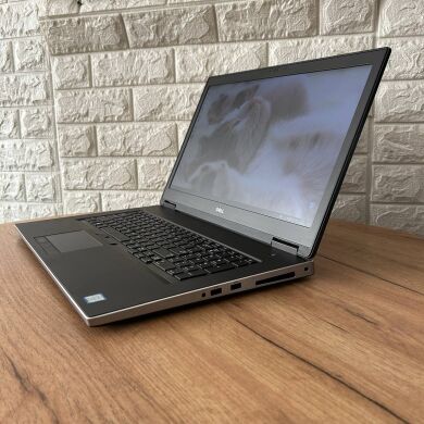 Мобильная рабочая станция Б-класс Dell Precision 7740 / 17.3" (1920x1080) IPS / Intel Core i7-9850H (6 (12) ядра по 2.6 - 4.6 GHz) / 32 GB DDR4 / 512 GB SSD / AMD Radeon Pro WX 3200, 4 GB GDDR5, 128-bit / WebCam