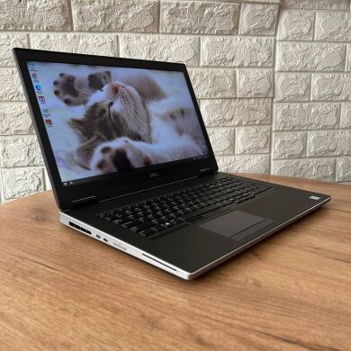 Мобильная рабочая станция Б-класс Dell Precision 7740 / 17.3" (1920x1080) IPS / Intel Core i7-9850H (6 (12) ядра по 2.6 - 4.6 GHz) / 32 GB DDR4 / 512 GB SSD / AMD Radeon Pro WX 3200, 4 GB GDDR5, 128-bit / WebCam