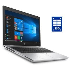 Ноутбук HP ProBook 650 G4 / 15.6" (1920x1080) IPS / Intel Core i3-8130U (2 (4) ядра по 2.2 - 3.4 GHz) / 8 GB DDR4 / 256 GB SSD / Intel HD Graphics 620 / WebCam / Win 11 Pro
