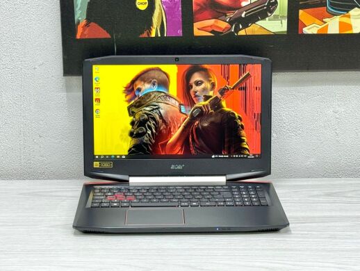 Игровой ноутбук Acer Aspire VX5-591G / 15.6" (1920x1080) IPS / Intel Core i5-7300HQ (4 ядра по 2.5 - 3.5 GHz) / 16 GB DDR4 / 256 GB SSD M.2 / nVidia GeForce GTX 1050 Ti, 4 GB GDDR5, 128-bit / WebCam / Win 10