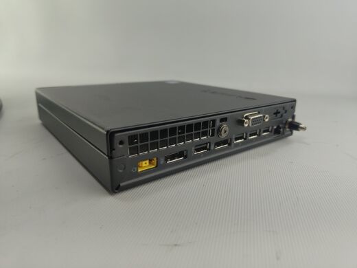Комплект ПК: неттоп Lenovo ThinkCentre M710q Tiny USFF / Intel Core i5-7400T (4 ядра по 2.4 - 3.0 GHz) / 16 GB DDR4 / 240 GB SSD / Intel HD Graphics 630 / VGA / Блок живлення + Монітор 24" (1920x1080) TN / Різні бренди