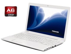 Ноутбук Toshiba Satellite C55D-A-15H / 15.6" (1366x768) TN / AMD A6-5200 (4 ядра по 2.0 GHz) / 4 GB DDR3 / 256 GB SSD / AMD Radeon HD Graphics 8400 / WebCam / Win 10 Home