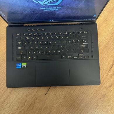 Ігровий ноутбук Б-клас Asus ROG Zephyrus M16 GU603ZM / 16" (1920x1200) IPS / Intel Core i7-12700H (14 (20) ядер по 3.5 - 4.7 GHz) / 16 GB DDR5 / 512 GB SSD NVMe / nVidia GeForce RTX 3060, 6 GB GDDR6, 192-bit / WebCam