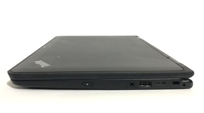 Нетбук-трансформер Б-клас Lenovo ThinkPad Yoga 11e G5 / 11.6" (1366x768) IPS Touch / Intel Celeron N4100 (4 ядра по 1.1 - 2.4 GHz) / 8 GB DDR4 / 128 GB SSD / Intel UHD Graphics 600 / WebCam / Win 11 Pro Нетбук-трансформер Б-клас Lenovo ThinkPad Yoga 11e G5 / 11.6" (1366x768) IPS Touch / Intel Celeron N4100 (4 ядра по 1.1 - 2.4 GHz) / 8 GB DDR4 / 128 GB SSD / Intel UHD Graphics 600 / WebCam / Win 11 Pro