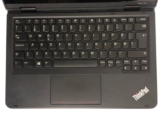 Нетбук-трансформер Б-клас Lenovo ThinkPad Yoga 11e G5 / 11.6" (1366x768) IPS Touch / Intel Celeron N4100 (4 ядра по 1.1 - 2.4 GHz) / 8 GB DDR4 / 128 GB SSD / Intel UHD Graphics 600 / WebCam / Win 11 Pro Нетбук-трансформер Б-клас Lenovo ThinkPad Yoga 11e G5 / 11.6" (1366x768) IPS Touch / Intel Celeron N4100 (4 ядра по 1.1 - 2.4 GHz) / 8 GB DDR4 / 128 GB SSD / Intel UHD Graphics 600 / WebCam / Win 11 Pro