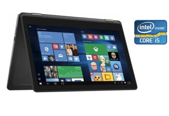 Ноутбук-трансформер Dell Inspiron 15 7568 / 15.6" (1920x1080) IPS Touch / Intel Core i5-6200U (2 (4) ядра по 2.3 - 2.8 GHz) / 8 GB DDR3 / 256 GB SSD / Intel HD Graphics 520 / WebCam / Win 10 Home