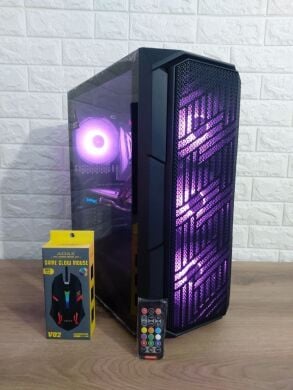 Комп'ютер 1stPlayer FireBase XF Tower / Intel Core i5-6600 (4 ядра по 3.3 - 3.9 GHz) / 16 GB DDR4 / 1000 GB SSD / AMD Radeon RX 570, 8 GB GDDR5, 256-bit / 430W