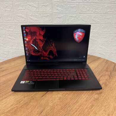 Ігровий ноутбук Б-клас MSI GF75 Thin 10SCSXR / 17.3" (1920x1080) IPS / Intel Core i5-10300H (4 (8) ядра по 2.5 - 4.5 GHz) / 16 GB DDR4 / 512 GB SSD / nVidia GeForce GTX 1650 Ti, 4 GB GDDR6, 128-bit / WebCam