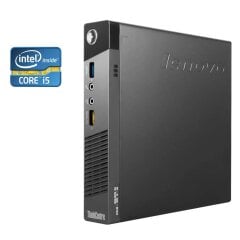 Неттоп Lenovo ThinkCentre M73 Tiny USFF / Intel Core i5-4570s (4 ядра по 2.9 - 3.6 GHz) / 8 GB DDR3 / 500 GB HDD / Intel HD Graphics 4600