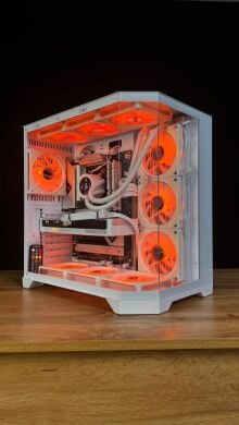 Сборка под заказ: новый игровой ПК GameMax Hype-M White Tower / AMD Ryzen 5 7500F (6 (12) ядер по 3.7 - 5.0 GHz) / 32 GB DDR5 / 1000 GB SSD M.2 / nVidia GeForce RTX 5060 Ti, 16 GB GDDR7, 128-bit / 750W
