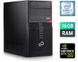 Игровой ПК Fujitsu Tower / Intel Core i7-6700 (4 (8) ядра по 3.4 - 4.0 GHz) / 16 GB DDR4 / 500 GB SSD / nVidia GeForce GTX 1660 Super, 6 GB GDDR6, 192-bit + Windows 10 в подарок