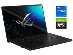 Ігровий ноутбук Б-клас Asus ROG Zephyrus M16 GU603ZM / 16" (1920x1200) IPS / Intel Core i7-12700H (14 (20) ядер по 3.5 - 4.7 GHz) / 16 GB DDR5 / 512 GB SSD NVMe / nVidia GeForce RTX 3060, 6 GB GDDR6, 192-bit / WebCam