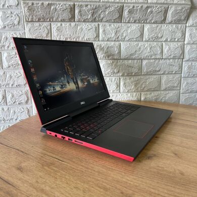 Ігровий ноутбук Dell G5 5587 RED / 15.6" (1920x1080) IPS / Intel Core i7-8750H (6 (12) ядра по 2.2 - 4.1 GHz) / 8 GB DDR4 / 128 GB SSD + 1000 GB HDD / nVidia GeForce GTX 1050 Ti, 4 GB GDDR5, 128-bit / WebCam