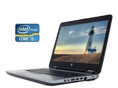 Ноутбук HP ProBook 650 G2 / 15.6" (1366x768) TN / Intel Core i5-6200U (2 (4) ядра по 2.3 - 2.8 GHz) / 8 GB DDR4 / 128 GB SSD / Intel HD Graphics 520 / WebCam / DVD-ROM / Win10 Pro